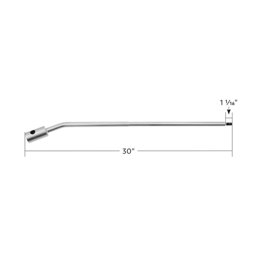 30" Shifter Shaft For Trucks-Liquid Silver Fits Peterbilt