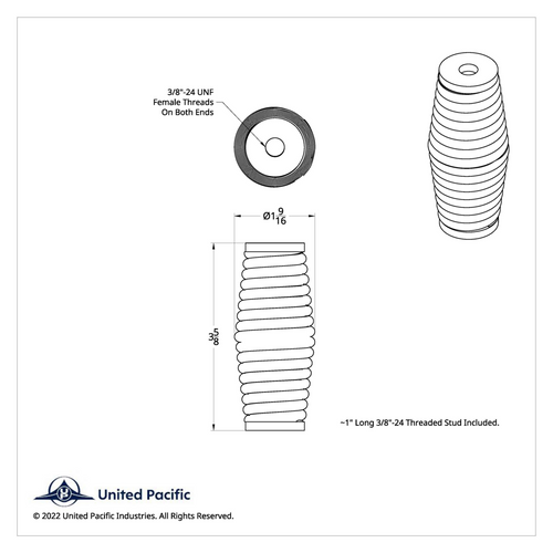 Super Heavy Duty Chrome Antenna Spring
