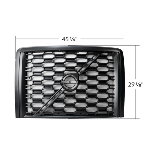 Black Grille With Bug Screen Fits Volvo VNL 2018-2024