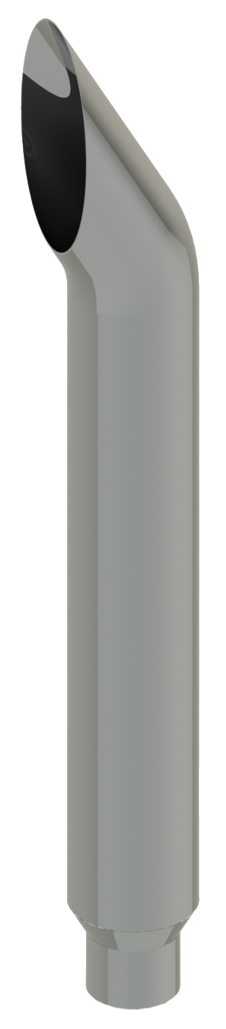 Lincoln Chrome 60" Long 6"- 5" Short 30 Top Stacks Slide into Stock Muffler NEVERBLUE®