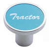 "Tractor" Air Valve Knob - Blue Aluminum Sticker