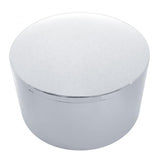 Chrome Plastic Rear Axle Cover, Single Hub Design with Removable Cap