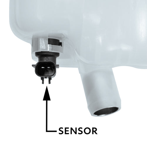 Pressurized Coolant Reservoir & Coolant Level Sensor For 2018-2025 Freightliner Cascadia