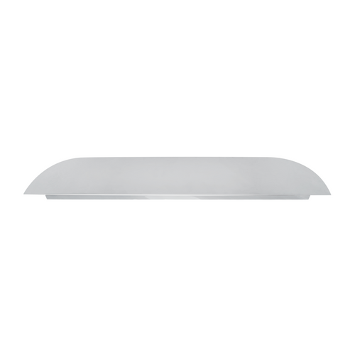 304 Stainless Steel 5" Chop Top Window Trim For 2008-2024 Peterbilt 389, 2008-2014 388, & 2006-2016 386 (Pair)