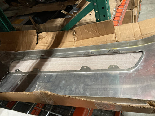 14" Chrome Clad Bumper fits Freightliner Cascadia CA-126 2018 and Newer, without Fog Light Holes