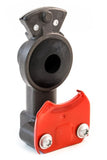 Red Anodized Standard Gladhand, Emergency, Rubber Seal