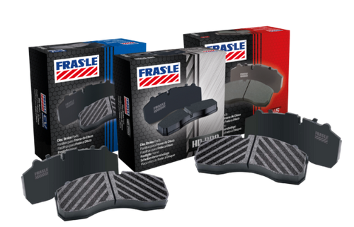 Disc pad set - axle Up to 28.6k, pad springs included - Fras-Le OE Equivalent