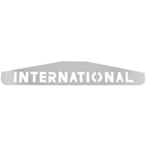 Grand General Chrome Bottom Plate With International Logo 24" x 4"