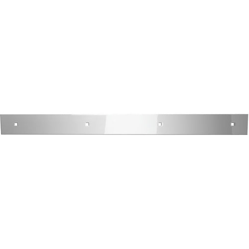 Grand General Stainless Steel 2”X 24” Top Mud Flap Plate 4 Holes