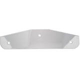 Grand General Chrome Bottom Mud Flap Plate with 3 Holes, 4” x 24”