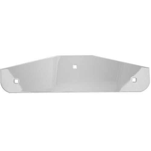 Grand General Chrome Bottom Mud Flap Plate with 3 Holes, 4” x 24”