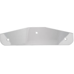 Grand General Chrome Bottom Mud Flap Plate with 3 Holes, 4” x 24”
