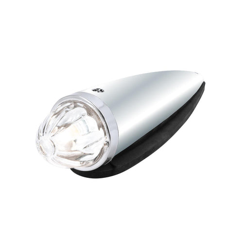 Amber/Clear Glass Watermelon Bullet Style Cab Star Led Light