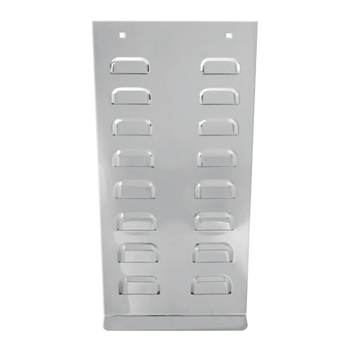 Anti-Sail Plate Louvered Style 11" Top x 20" H x 9-1/4" Bottom