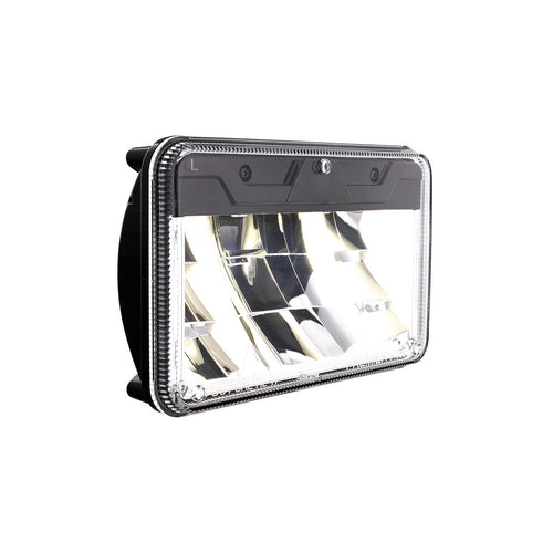 ULTRALIT - High Power LED 4" X 6" Low Beam Headlight With Polycarbonate Lens & Housing