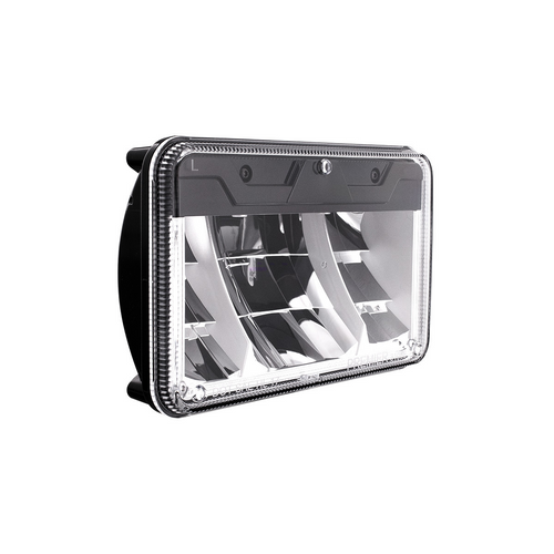 ULTRALIT - High Power LED 4" X 6" Low Beam Headlight With Polycarbonate Lens & Housing