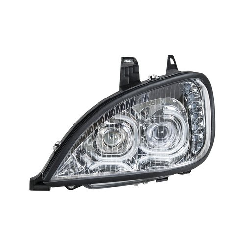 High Power LED Chrome Projection Headlight For 2001-2020 Freightliner Columbia - Driver