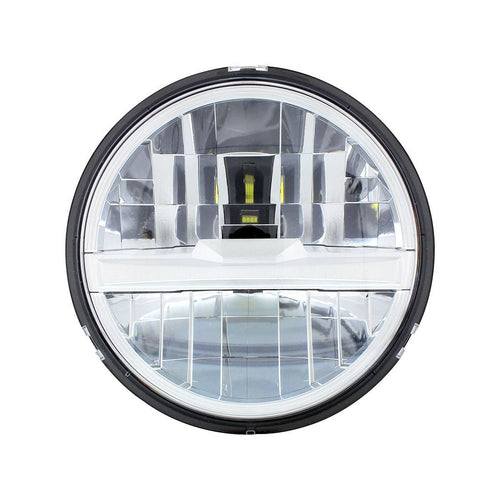 ULTRALIT - 8 High Power LED 5-3/4" Headlight - Silver