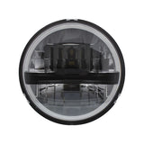 ULTRALIT - 8 High Power LED 5-3/4" Headlight - Black