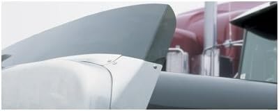 Aeroshield II Smoke 84-18 fits Kenworth T800,W900S W900B Slope & STD Hood bug deflector