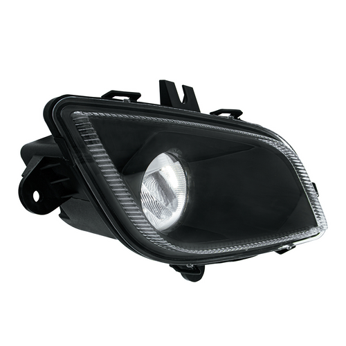 United Pacific Black Single LED Fog Light For 2018-2024 Freightliner Cascadia - Passenger - Competition Series