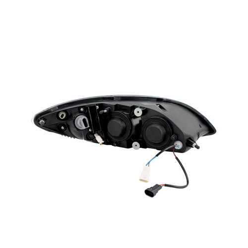 High Power 12 LED Chrome Headlight With 23 LED Dual Color Light Bar For 2006-2017 International Prostar-Driver