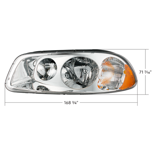 Headlight For 1999-2018 Mack CX Vision-Driver