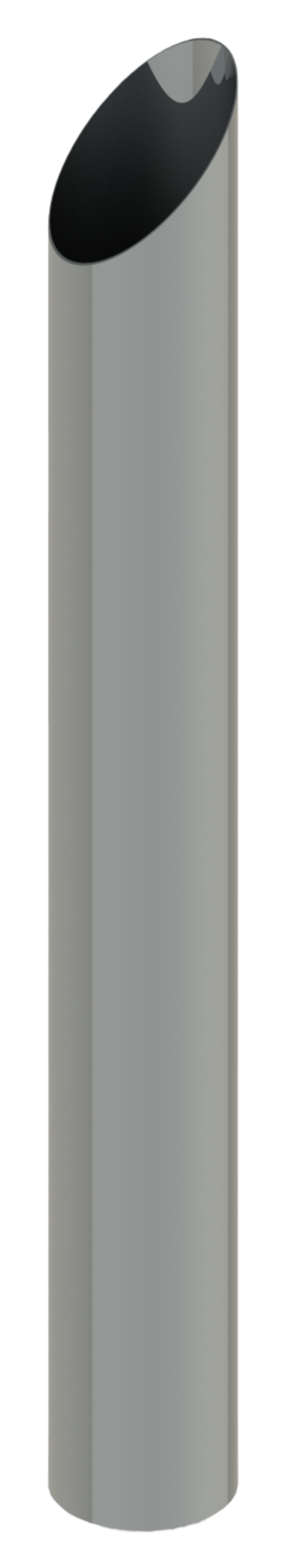 Lincoln Chrome Stack 6" X 84" Miter OD Chrome Straight (No End Finish)