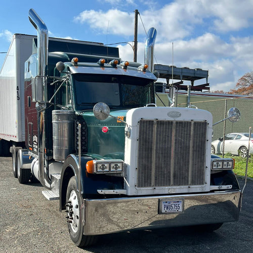 Lincoln Chrome BullHorn Cut 7” I.D X 84” L Reduced To 5” And Expanded (Fits Over)Top Stack