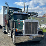 Lincoln Chrome BullHorn Cut 6” OD X 36” L Reduced To 5” Top Stack