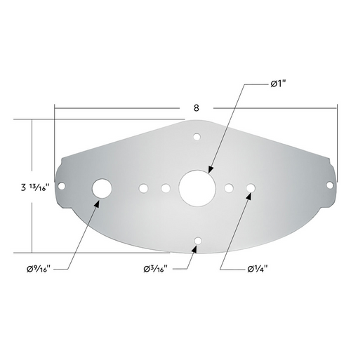 304 Stainless Steel Above Door Dome Light Plate For 2008-2017 Freightliner Cascadia