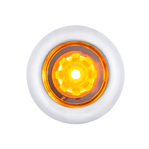 Led Dual Function Arcblast Mini Light 3/4" with stainless steel bezel