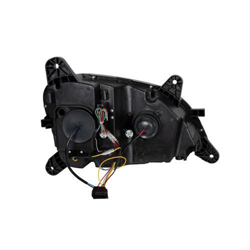 Chrome Projection Headlight With LED Sequential Turn and DRL For 2012-2021 Peterbilt 579- Driver