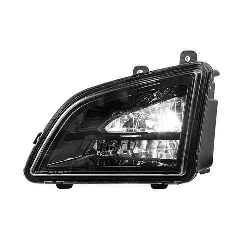 United Pacific Black LED Driving & Fog Light For 2018-2024 Volvo VNL - Driver -Competition Series