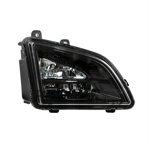 United Pacific Black LED Driving & Fog Light For 2018-2024 Volvo VNL - Passenger -Competition Series