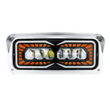 High Power 9 LED Headlight With LED Turn Signal & Position Light-Passenger