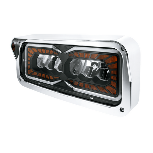 High Power 9 LED Headlight With LED Turn Signal & Position Light-Passenger