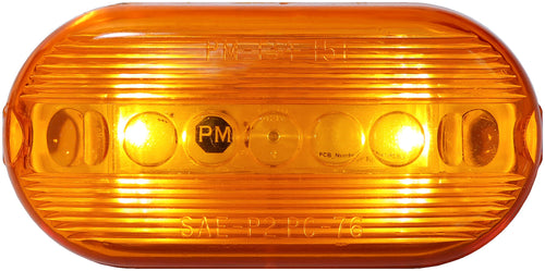 Peterson PC-Rated Clearance/Side Marker Light LED Amber 12V-24V