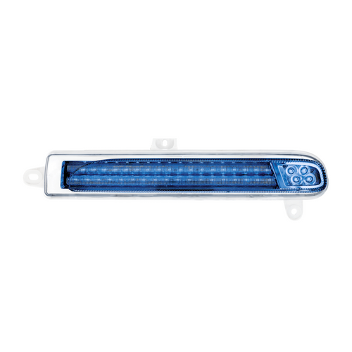Double Fury 78 LED Turn Signal Light For 2008-2024 Peterbilt 389-Amber & Blue,Passenger