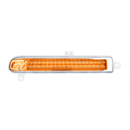 Double Fury 78 LED Turn Signal Light For 2008-2024 Peterbilt 389-Amber & Green,Driver