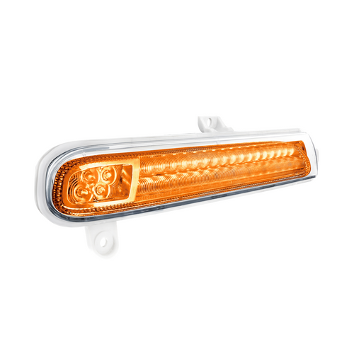 Double Fury 78 LED Turn Signal Light For 2008-2024 Peterbilt 389-Amber & Green,Driver