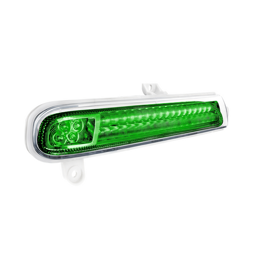 Double Fury 78 LED Turn Signal Light For 2008-2024 Peterbilt 389-Amber & Green,Driver