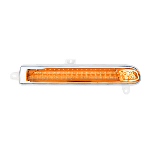 Double Fury 78 LED Turn Signal Light For 2008-2024 Peterbilt 389-Amber & Green,Passenger