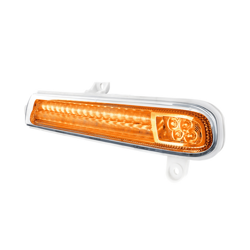Double Fury 78 LED Turn Signal Light For 2008-2024 Peterbilt 389-Amber & Green,Passenger