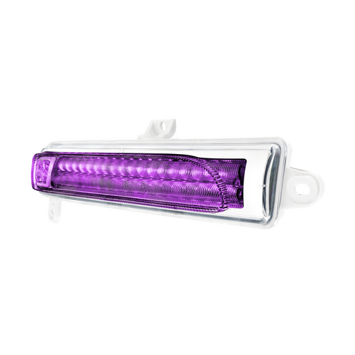 Double Fury 78 LED Turn Signal Light For 2008-2024 Peterbilt 389-Amber & Purple,Driver
