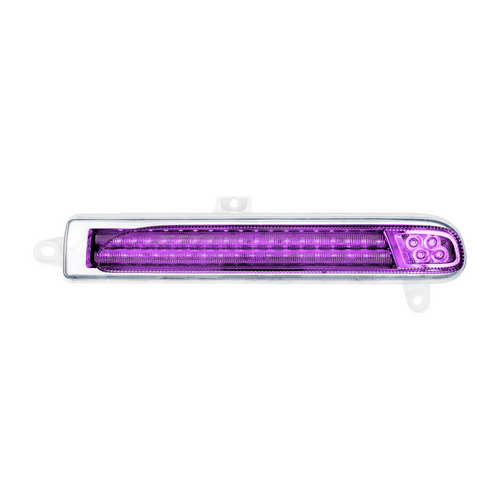 Double Fury 78 LED Turn Signal Light For 2008-2024 Peterbilt 389-Amber & Purple,Passenger