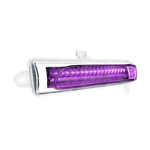 Double Fury 78 LED Turn Signal Light For 2008-2024 Peterbilt 389-Amber & Purple,Passenger