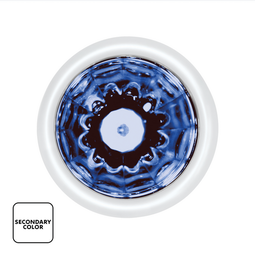 Double Fury UltraBurst 9 LED Dual Function 1-1/2" Watermelon Clearance/Marker Light-Amber & Blue LED