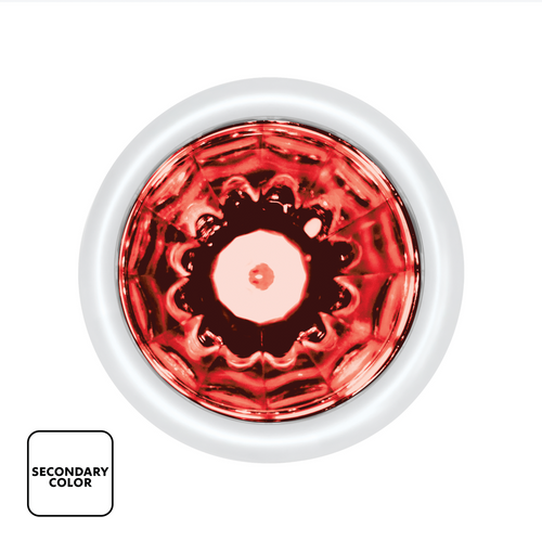 Double Fury UltraBurst 9 LED Dual Function 1-1/2" Watermelon Clearance/Marker Light-Amber & Red LED