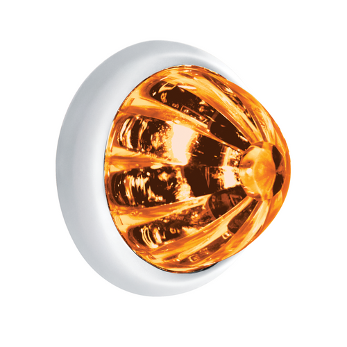Double Fury UltraBurst 9 LED Dual Function 1-1/2" Watermelon Clearance/Marker Light-Amber & Red LED
